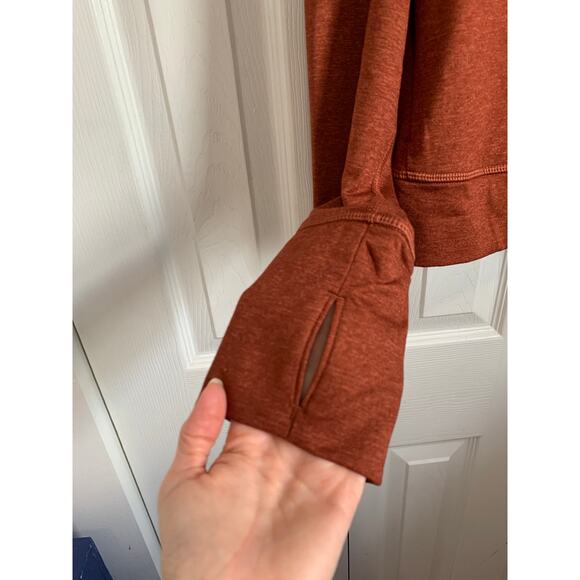 Old Navy NWT CozeCore Burnt Orange Cropped Hoodie XL - Picture 4 of 10
